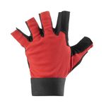 Перчатка без пальцев кожаная с усилением и спандексом, 10 INTERTOOL SP-0148, фото , изображение 2 | SNABZHENIE.com.ua