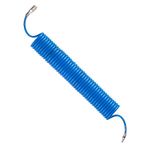 Шланг полиуретановый спиральный 6.5х10мм, 10м с соединениями INTERTOOL, фото  | SNABZHENIE.com.ua