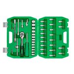 Набор инструментов INTERTOOL ET-6046SP, 46 шт., 1/4, фото , изображение 3 | SNABZHENIE.com.ua