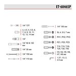 Набор инструментов INTERTOOL ET-6046SP, 46 шт., 1/4, фото , изображение 9 | SNABZHENIE.com.ua