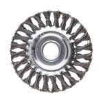 Кольцевая щетка 125x22,2 мм (витая проволока) INTERTOOL BT-7125, фото , изображение 2 | SNABZHENIE.com.ua