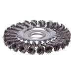 Кольцевая щетка 125x22,2 мм (витая проволока) INTERTOOL BT-7125, фото  | SNABZHENIE.com.ua