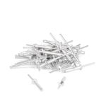 Алюминиевая заклепка 4,8x30 мм, 50 шт INTERTOOL RT-4830, фото , изображение 2 | SNABZHENIE.com.ua