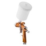 Краскопульт пневматичний HP, форсунка 1.5мм, верхній пластиковий бачок 600мл, 5бар INTERTOOL PT-0113, фото , зображення 4 | SNABZHENIE.com.ua