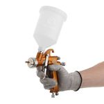 Краскопульт пневматичний HP, форсунка 1.5мм, верхній пластиковий бачок 600мл, 5бар INTERTOOL PT-0113, фото , зображення 8 | SNABZHENIE.com.ua