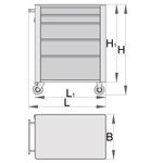 UNIOR Инструментальная тележка EUROSTYLE, фото , изображение 2 | SNABZHENIE.com.ua
