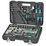Набор инструментов Whirlpower 101 предмет 1/2"-1/4" 8-32мм + ключи 8-19мм, фото  | SNABZHENIE.com.ua Набор инструментов Whirlpower 101 предмет 1/2"-1/4" 8-32мм + ключи 8-19мм, фото  | SNABZHENIE.com.ua