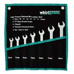 Набор трещоточных ключей Whirlpower 10-19 мм, 7 шт., чехол, фото  | SNABZHENIE.com.ua