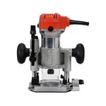 Фрезер ручной по кромке YATO 710 Вт, цанга 6/8 мм, ход 20 мм, наклон 45°, фото , изображение 3 | SNABZHENIE.com.ua