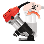 Фрезер ручной по кромке YATO 710 Вт, цанга 6/8 мм, ход 20 мм, наклон 45°, фото , изображение 17 | SNABZHENIE.com.ua