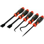 Набор гачков и скребков с ручкой YATO, 5 шт, l=225-240 мм, фото , изображение 4 | SNABZHENIE.com.ua