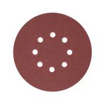 Круг шлифовальный YATO 150мм, Р120, 8 отв, 50шт, для YT-82206, -82207, фото , изображение 3 | SNABZHENIE.com.ua