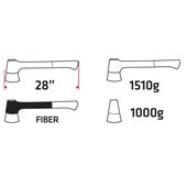 Сокира VERTO 05G104, фото , зображення 6 | SNABZHENIE.com.ua