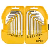 Ключі шестигранні та Torx, набір 18 шт. 1 уп. TOPEX, фото  | SNABZHENIE.com.ua
