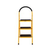 Складная металлическая лестница VOREL : 3 ступени 36 х 26 см с противоскользящей накладкой 115 х 47 х 65 см, фото , изображение 4 | SNABZHENIE.com.ua