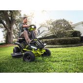 Ryobi Газонокосарка-райдер акумуляторна RY48RM76A 48В акб 1х50А·год 76см 35-115мм до 4000 кв.м фари круїз-контроль 200кг, фото , изображение 5 | SNABZHENIE.com.ua