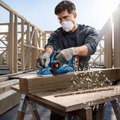 Bosch Рубанок акумуляторний GHO 185-LI, 18В, 82мм, стругання до 2.6мм, паз до 9мм, без АКБ та ЗП, фото , изображение 5 | SNABZHENIE.com.ua