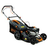 GTM Газонокосарка бенз. LM48-SP, 5к.с., ширина захвату 48см, висота скош. 30-80мм, травозбірник 70л, самохідна, фото  | SNABZHENIE.com.ua