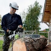 EGO Пила ланцюгова акум. CS1800E, 56В, шина 45см, 62лан, 3/8P, 1,3мм, КАРКАС, фото , изображение 4 | SNABZHENIE.com.ua