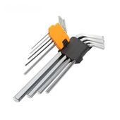 Tolsen Ключі шестигранні, набір 9шт, подовжені, довгі, кулястий наконечник, 1.5-10мм, CrV, фото , зображення 2 | SNABZHENIE.com.ua