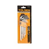 Tolsen Ключі шестигранні, набір 9шт, довгі, 1.5-10мм, CrV, фото , зображення 4 | SNABZHENIE.com.ua