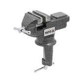 Лещата настільні обертові з наковальнею YATO, губки b= 60 мм, розвід губ- 60 мм [10], фото  | SNABZHENIE.com.ua