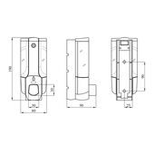 Дозатор жидкого мыла Kroner KRM Rizze ACP403, фото , изображение 2 | SNABZHENIE.com.ua