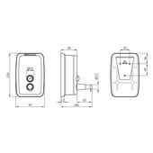Диспенсер для жидкого мыла Kroner KRM Rizze ACC405-5, фото , изображение 2 | SNABZHENIE.com.ua