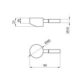 Ручка для смесителя Kroner KRP ESG935, фото , изображение 2 | SNABZHENIE.com.ua
