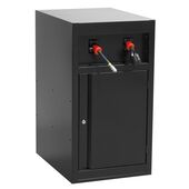 Тумба модульного верстака з обладнанням для підведення живлення  475 (990PNE-BLACK), фото  | SNABZHENIE.com.ua