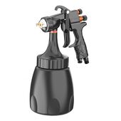 Пистолет окрасочный пневматический LVMP ниж.пласт.бачок 1000мл, форсунка-1,7мм AUARITA LION-D-1.7LM, фото  | SNABZHENIE.com.ua