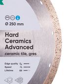 Круг алмазный DISTAR 250x1,5x10 для керамики Hard Ceramics Advanced, фото , изображение 6 | SNABZHENIE.com.ua