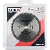 Дисковая пила по дереву 165x16x2.2 мм, 60 зубьев YATO YT-60592, фото , изображение 2 | SNABZHENIE.com.ua