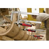 Цільнометалева струбцина BESSEY GZ 300 з пластиковою ручкою, фото , зображення 2 | SNABZHENIE.com.ua