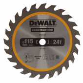 Диск пильный DeWALT 115 мм, 24 зуба, 5000 об/мин, универсальный TCT, фото  | SNABZHENIE.com.ua