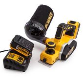 Аккумуляторный рубанок DeWALT DCP580P2, фото , изображение 6 | SNABZHENIE.com.ua