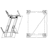 Автомобільний підйомник чотирьохстоечний 5.5 т LAUNCH TLT455W, фото , зображення 2 | SNABZHENIE.com.ua