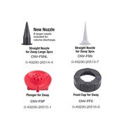 Пистолет TAJIMA CONVOY 2WAY для герметиков CNV-FSP600, 2 в 1, фото , изображение 5 | SNABZHENIE.com.ua