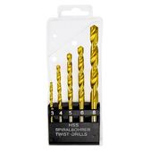 Набор сверл по металлу HSS 5 шт с нитридом титана MATRIX 723839M, фото  | SNABZHENIE.com.ua