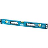 Алюмінієвий рівень 1800 мм, посилений, з ударопрочними заглушками, фото  | SNABZHENIE.com.ua