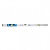 Алюмінієвий рівень Gross 800 мм, фрезерований, 3 вікна, магнітний, фото  | SNABZHENIE.com.ua