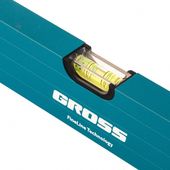 Алюмінієвий рівень 400 мм, посилений, ударопрочні заглушки, 3 вікна, фото , зображення 2 | SNABZHENIE.com.ua