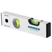 Алюмінієвий рівень 200 мм, магнітний, 2 віконця, Gross 33669G, фото , зображення 3 | SNABZHENIE.com.ua