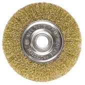 Щетка плоская 125 мм M14 латунная для УШМ MATRIX, фото , изображение 2 | SNABZHENIE.com.ua