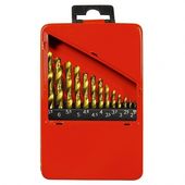 Набор сверл по металлу 13 шт HSS с титановым нитридом MATRIX 723869M, фото , изображение 2 | SNABZHENIE.com.ua