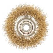 Щетка чашечная 100 мм М14, латунная проволока MATRIX, фото , изображение 4 | SNABZHENIE.com.ua