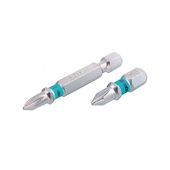 Набор бит РН2 х 25, сталь S2, 2 шт. GROSS, фото , изображение 2 | SNABZHENIE.com.ua