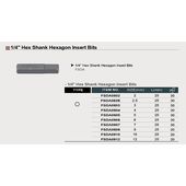 Біта 1/4 25 мм HEX 4 мм TOPTUL FSDA0804, фото , зображення 3 | SNABZHENIE.com.ua