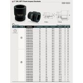 Головка торцевая ударная 1/2" 50 мм TOPTUL KABA3250, фото , изображение 2 | SNABZHENIE.com.ua