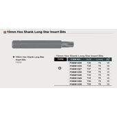 Бита TORX T50 10 мм L-75 мм TOPTUL, фото , изображение 3 | SNABZHENIE.com.ua